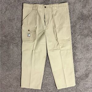 Original Island Sport Men’s Khaki Pants Size Large 100% Cotton
